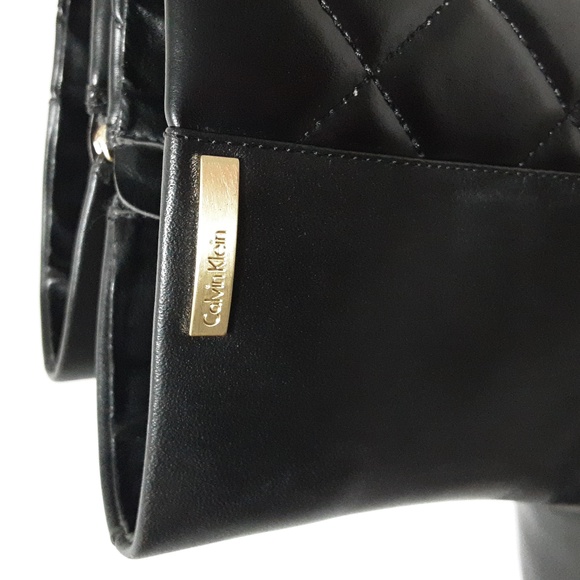 Calvin Klein Rene Quilted Shaft Ankle Women 9.5 Boot - Picture 3 of 9